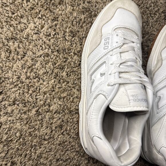 Size 10 M  - New Balance 550 White Grey